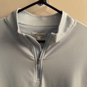 Peter Millar Sky Blue Striped Pullover